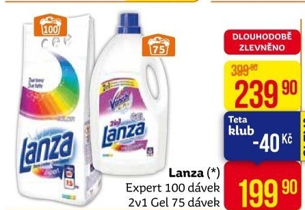 Prací prášek Lanza