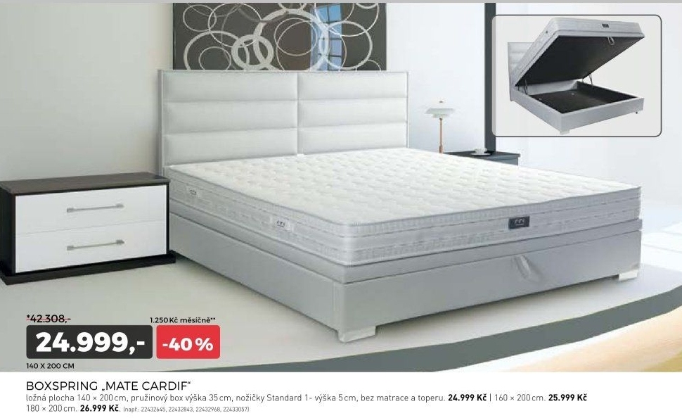 Boxspring MATE CARDIFF