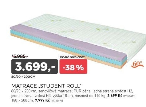 Matrace STUDENT