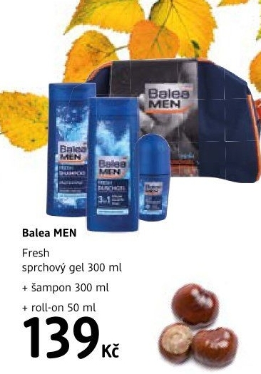 Dárková kazeta pánská Fresh Men Balea