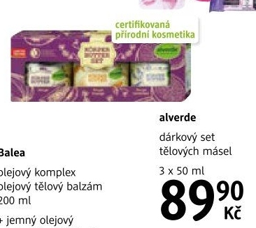 Tělové máslo Alverde