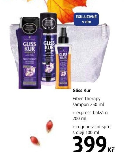 Dárková taška Fiber Therapy Gliss Kur Schwarzkopf