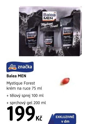 Dárková kazeta pánská Mystique Forest Men Balea