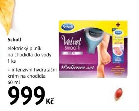 Dárková kazeta Velvet smooth do vody Scholl