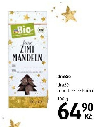 Mandle se skořicí dm Bio