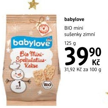 Dětské mini sušenky Babylove