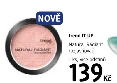 Rozjasňovač Natural radiant Trend IT UP