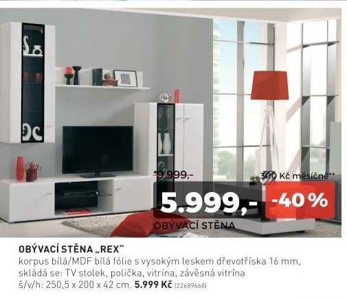 Obývací stěna REX
