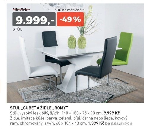 Stůl CUBE