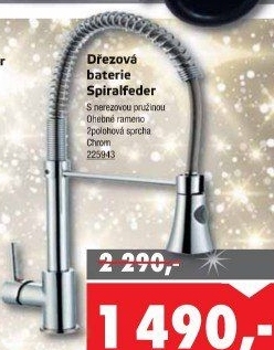 Dřezová baterie NI183ESCR-PR