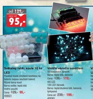 Vánoční LED osvětlení