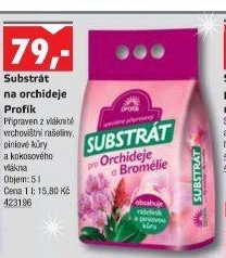 Substrát pro orchideje a bromelie Profík