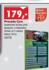 Hnojivé tyčinky proti škůdcům Provado Care Bayer Garden