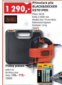 Přímočará pilaBlack&amp