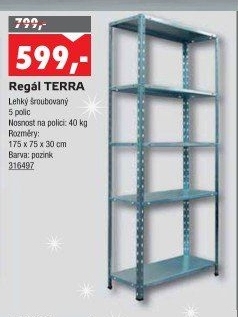 Kovový regál