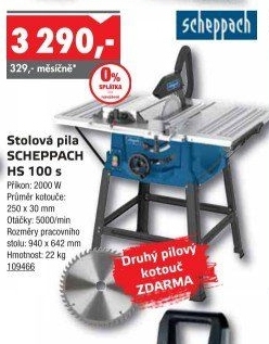Stolní pila Scheppach HS 100 S