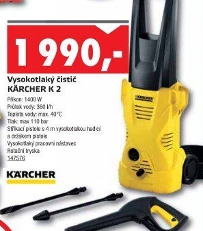 Vysokotlaký čistič K2 Kärcher