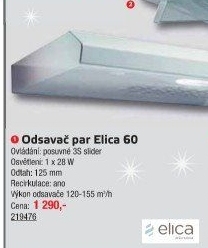 Digestoř Verve IX/F/60 Elica