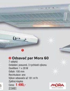 Digestoř Mora OP 610 W