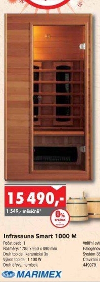 Infrasauna Marimex Smart 1000 M