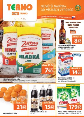 akční leták COOP 1.11.2017-7.11.2017