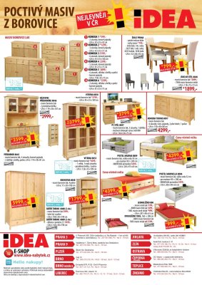 akční leták IDEA nábytek 1.11.2017-14.11.2017