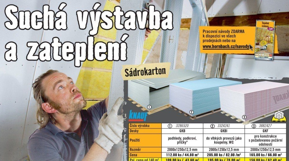 Sádrokartonová deska Knauf