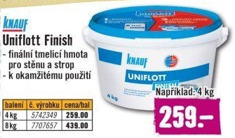 Výplňová hmota Knauf Uniflott Finish