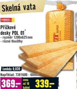 Skelná vata Rotaflex