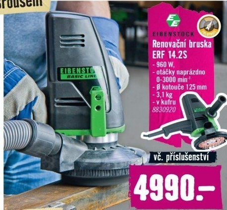 Renovační bruska Eibenstock ERF 14.2S