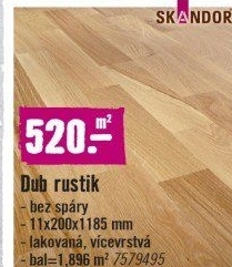 Dřevěná podlaha Skandor