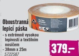 Oboustranná lepicí páska na lišty Roxolid