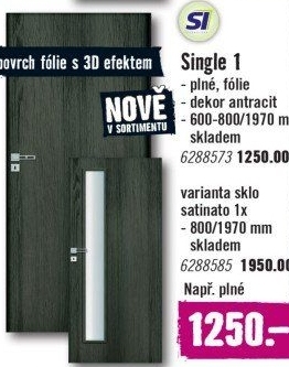 Interiérové dveře Single