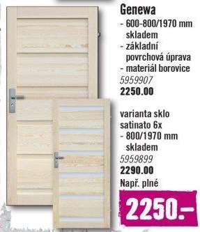 Interiérové dveře