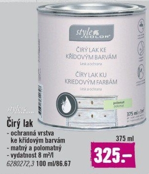 Lak bezbarvý Style Color