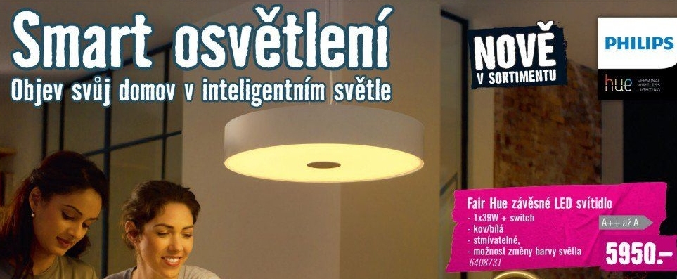 Závěsné svítidlo Fair Philips Hue
