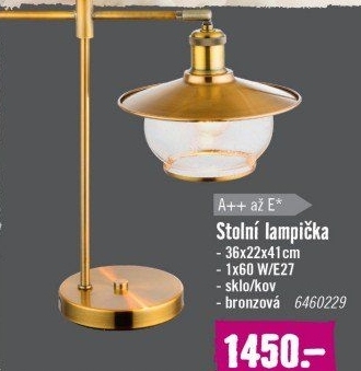 Stolní lampa Globo
