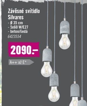 Závěsné osvětlení Silvares Eglo