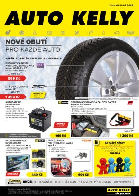 akční leták Auto Kelly 6.11.2017-3.12.2017