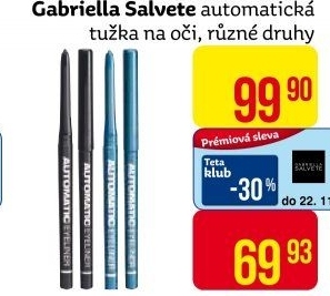 Tužka na oči Automatic Eyeliner Contour Gabriella Salvete