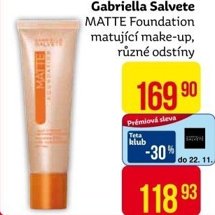 Make up matující Matte Foundation Gabriella Salvete
