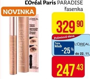 Řasenka Paradise Extatic L'oreal