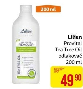 Odlakovač na nehty Tea Tree Oil Lilien