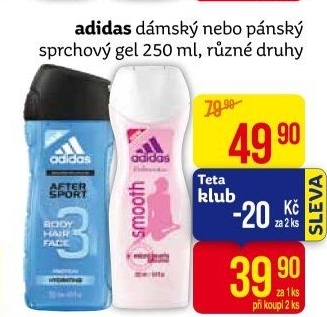 Sprchový gel Adidas