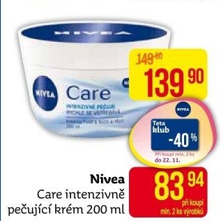 Univerzální pečující krém Care Nivea