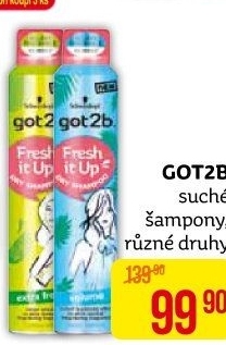 Suchý šampon Got2b Schwarzkopf