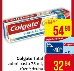 Pasta na zuby Total Colgate