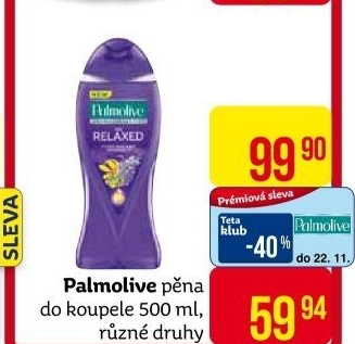 Pěna do koupele Palmolive