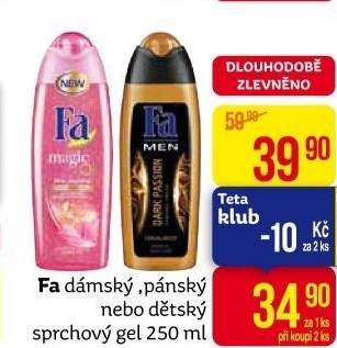 Sprchový gel Fa