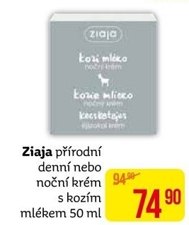 Krém pleťový kozí Ziaja